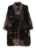 Bye patchwork coat - Brown