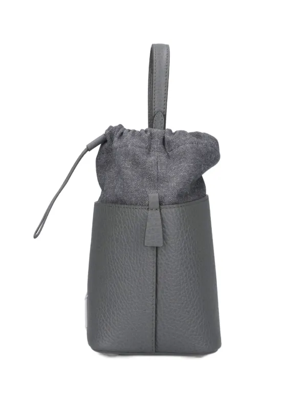 【高級感】Maison Margiela5AC ドローストリングバケットバッグ Maison Margiela 5AC ドローストリング バケットバッグ | グレー