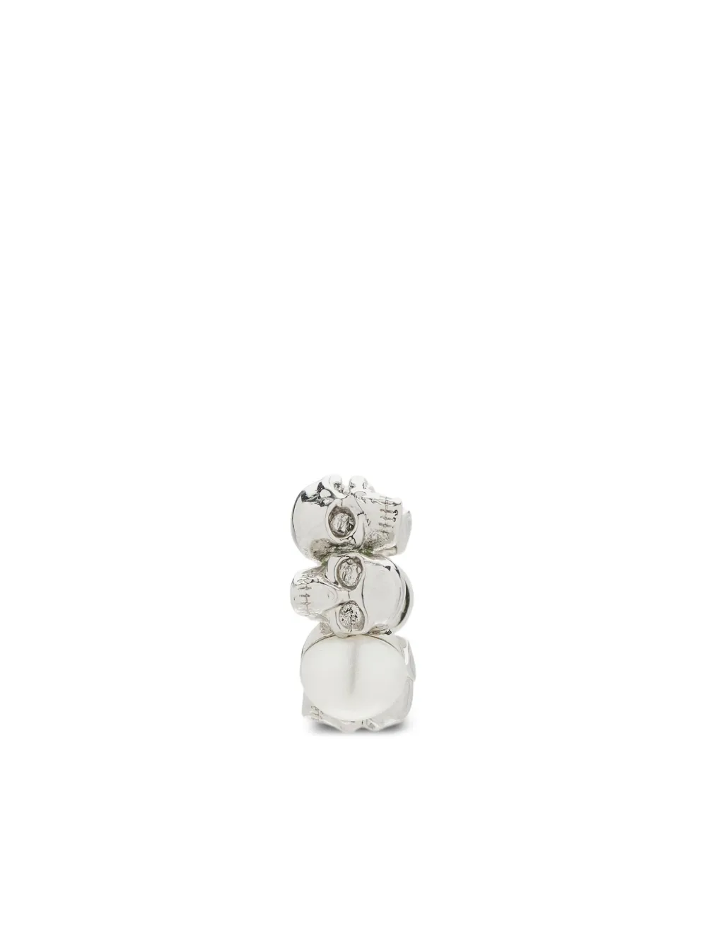 Alexander McQueen skull pearl-embellished earring | Neutrals | Image 1