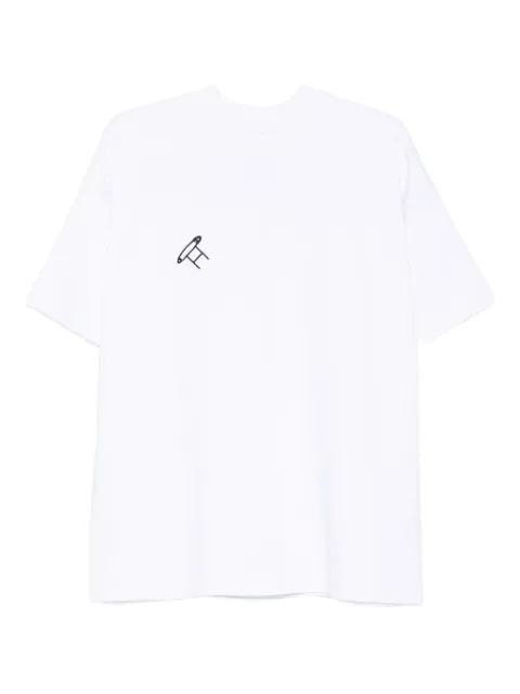 HAMZA safety pin embroidered t-shirt