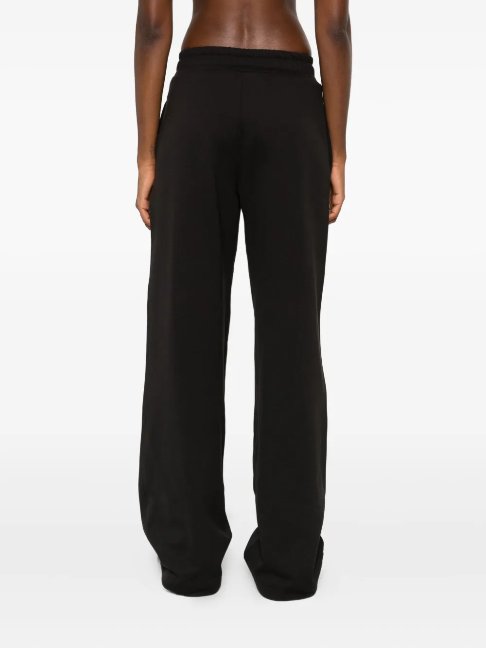 HAMZA Karol drawstring-cuffed trousers - Zwart