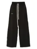 HAMZA Karol drawstring-cuffed trousers - Black