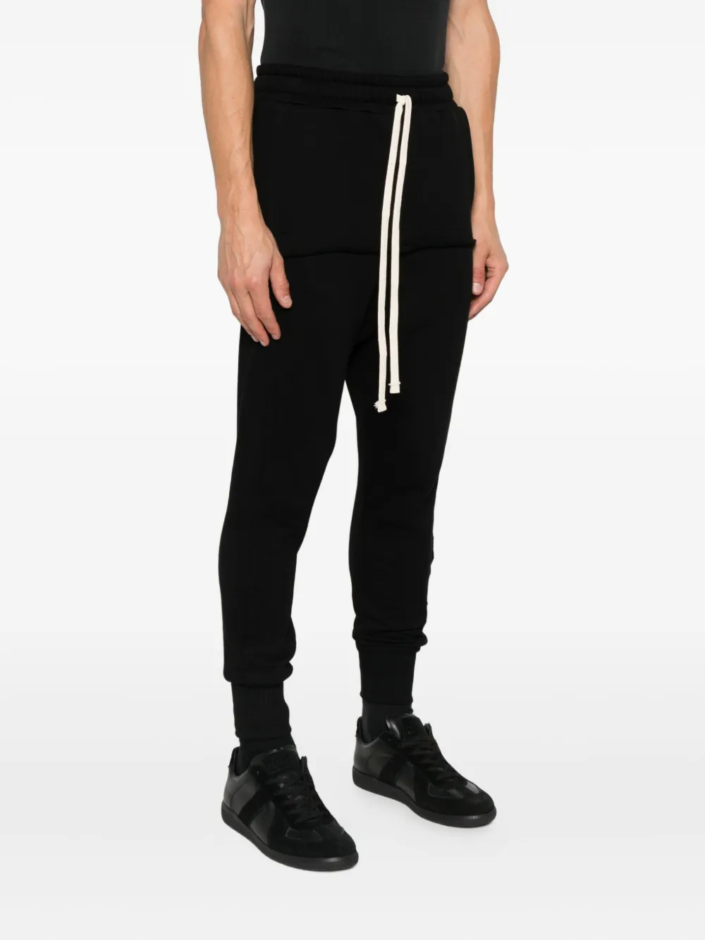  Hamza Drawstring-fastening Trousers - Black 