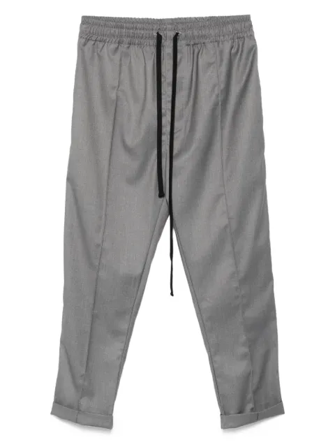 HAMZA drawstring cuffed trousers