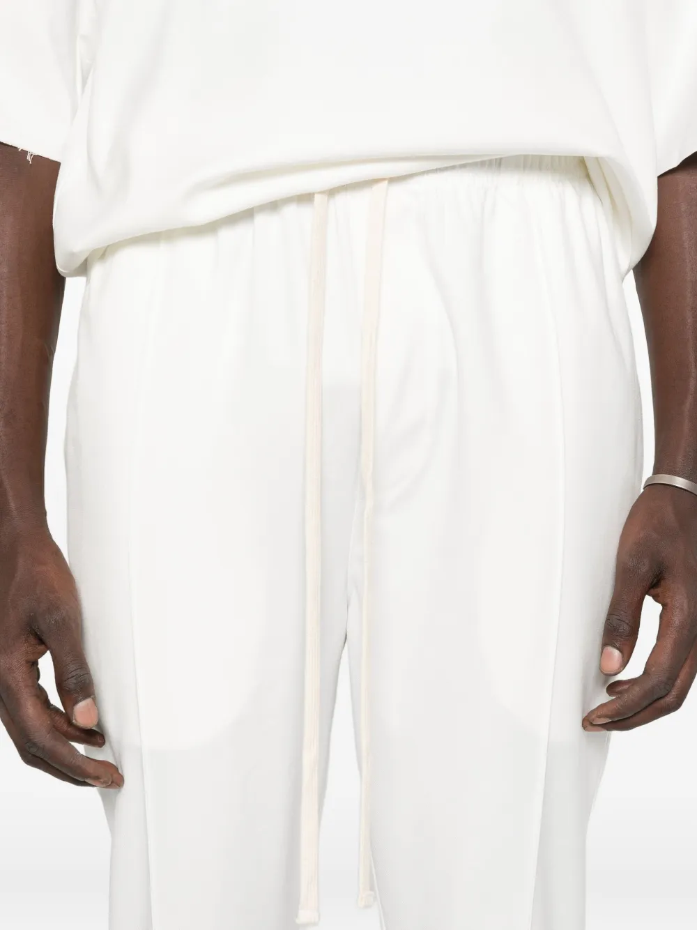 Hamza Drawstring-fastening Trousers In Neutral