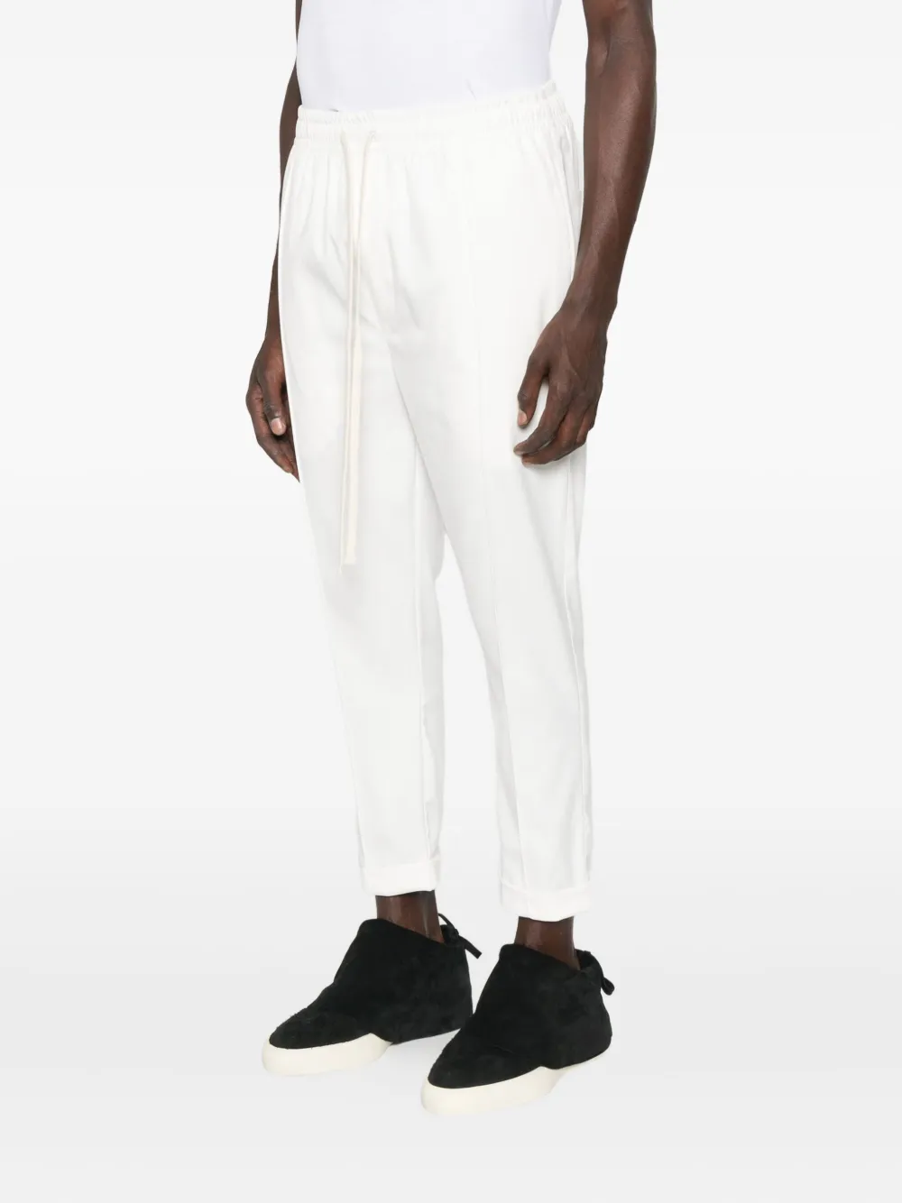Hamza Drawstring-fastening Trousers In Neutral