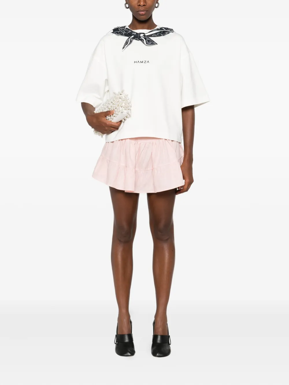 HAMZA bandana-neckline  top | T-Shirts & Jersey Shirts | Image 2
