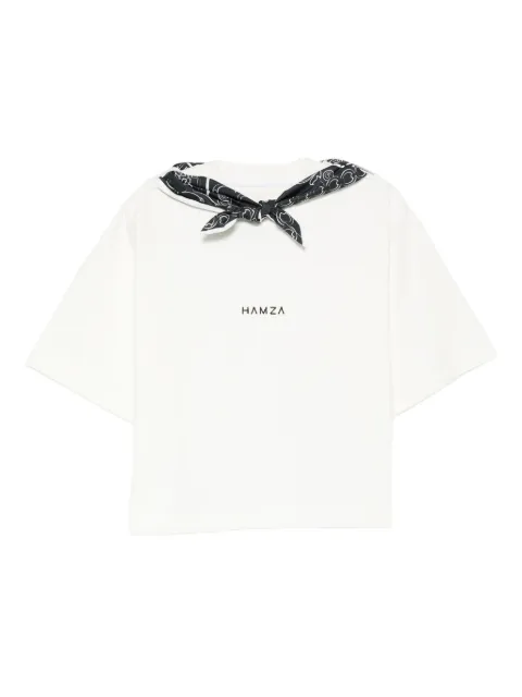 HAMZA bandana-neckline  top