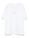 HAMZA Oversized II eyelet-detail T-shirt - White