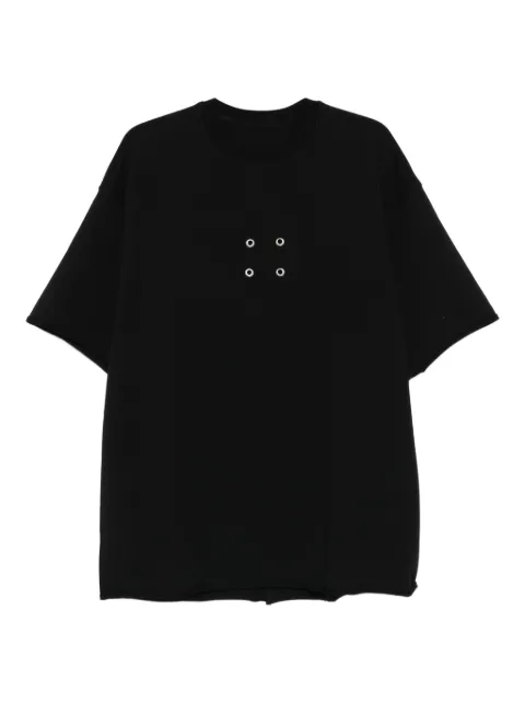 HAMZA playera oversize II con detalle de ojales