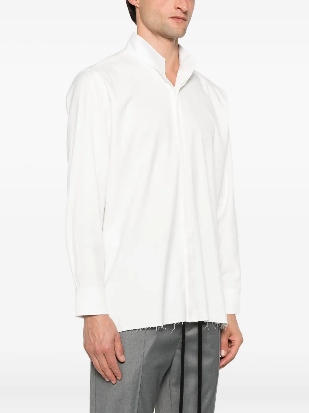Mandarin-Collar Shirt