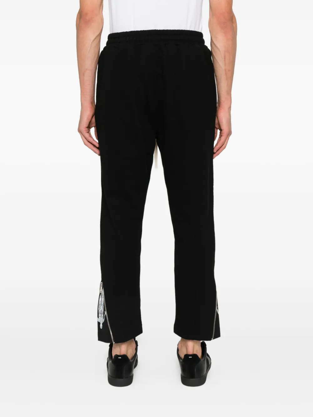 Drawstring Side-Zip Trousers