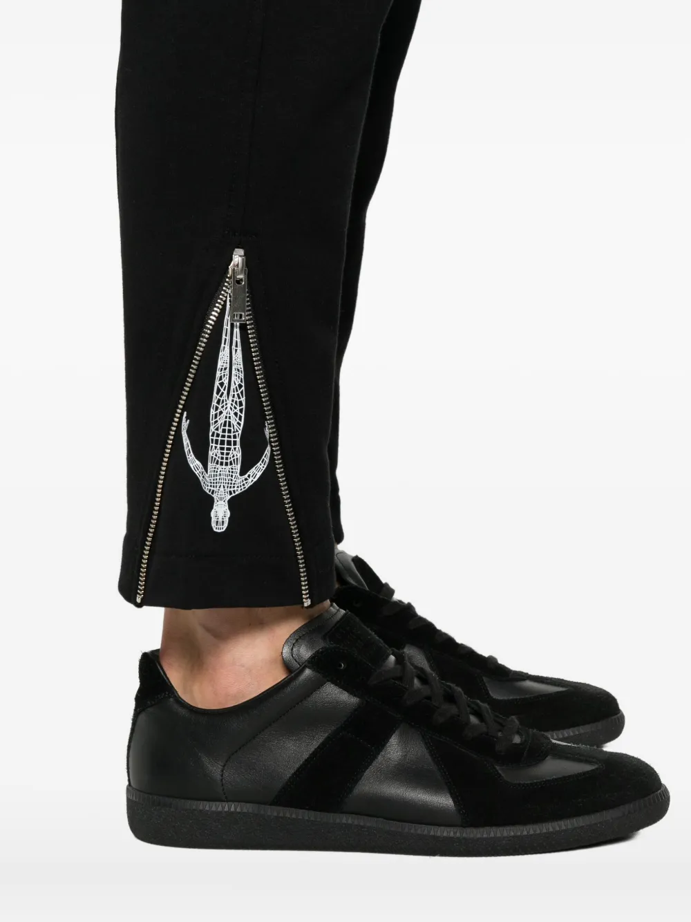 Drawstring Side-Zip Trousers