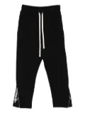 HAMZA drawstring side-zip trousers - Black