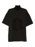 HAMZA Bella high-neck mini dress - Black