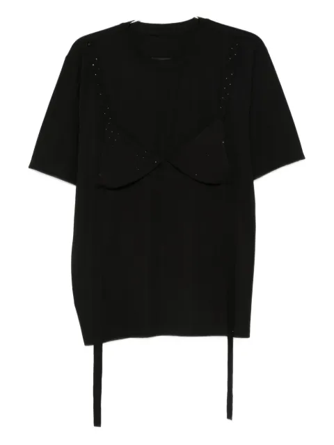 HAMZA Riri embellished bra-detail T-shirt