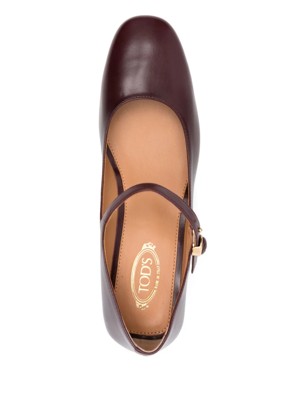 Tod's 40mm buckle-strap pumps Brown