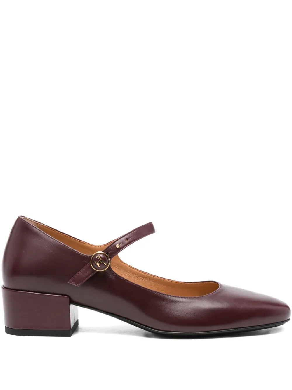 Tod's 40mm buckle-strap pumps Brown