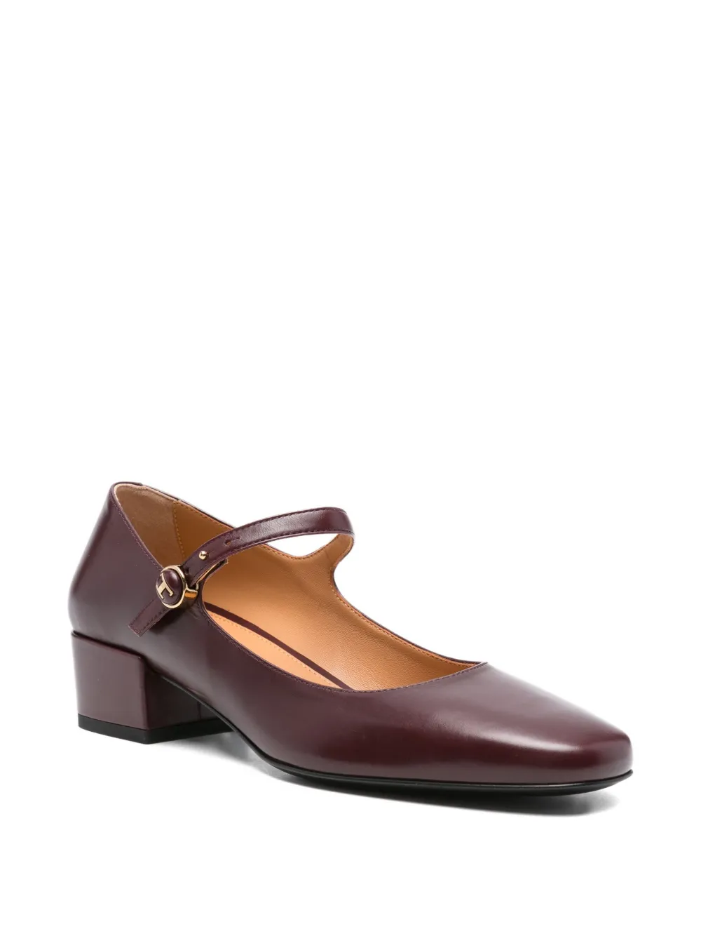 Tod's 40mm buckle-strap pumps Brown