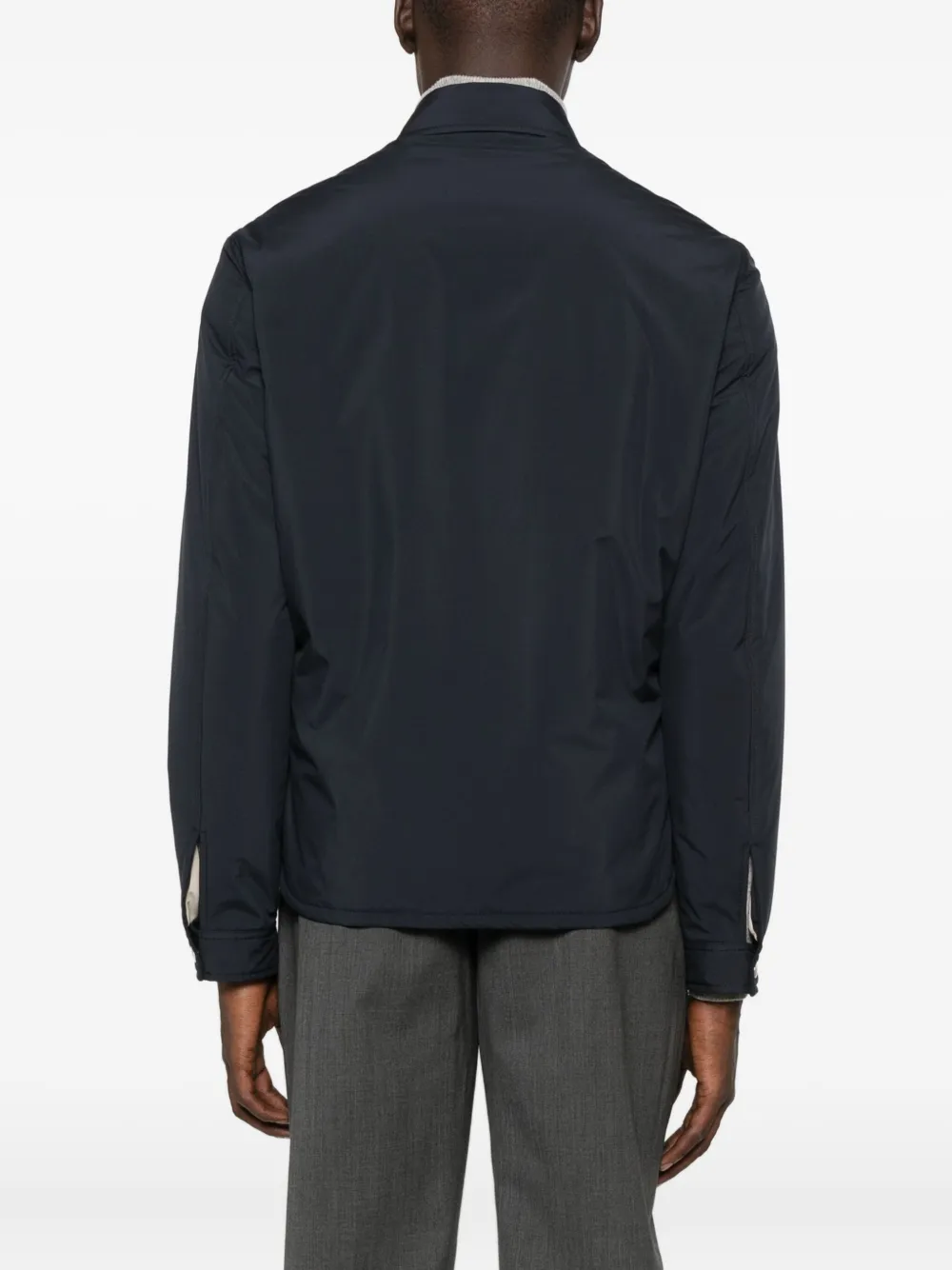 Lardini Jack met klepzak en knoopsluiting Blauw