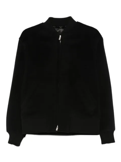 Lardini zip-front bomber jacket