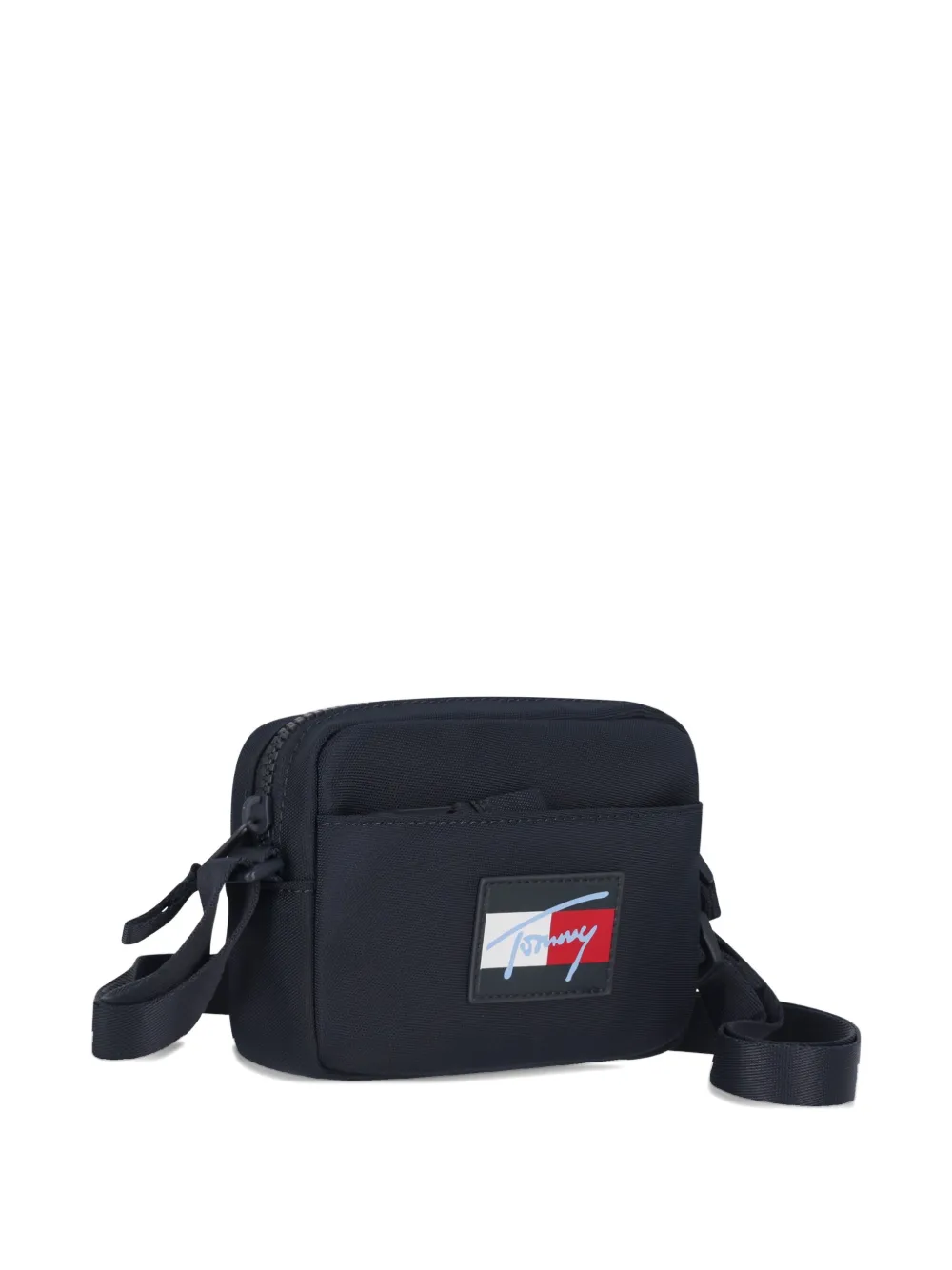 Tommy Hilfiger Junior Schoudertas met logoplakkaat Blauw