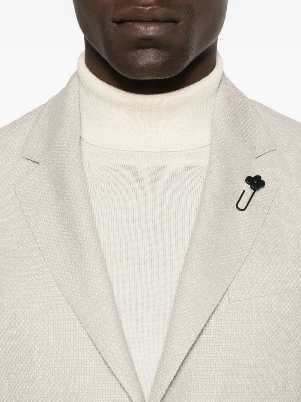 Lardini Jack met opgestikte zak en twee knopen Beige