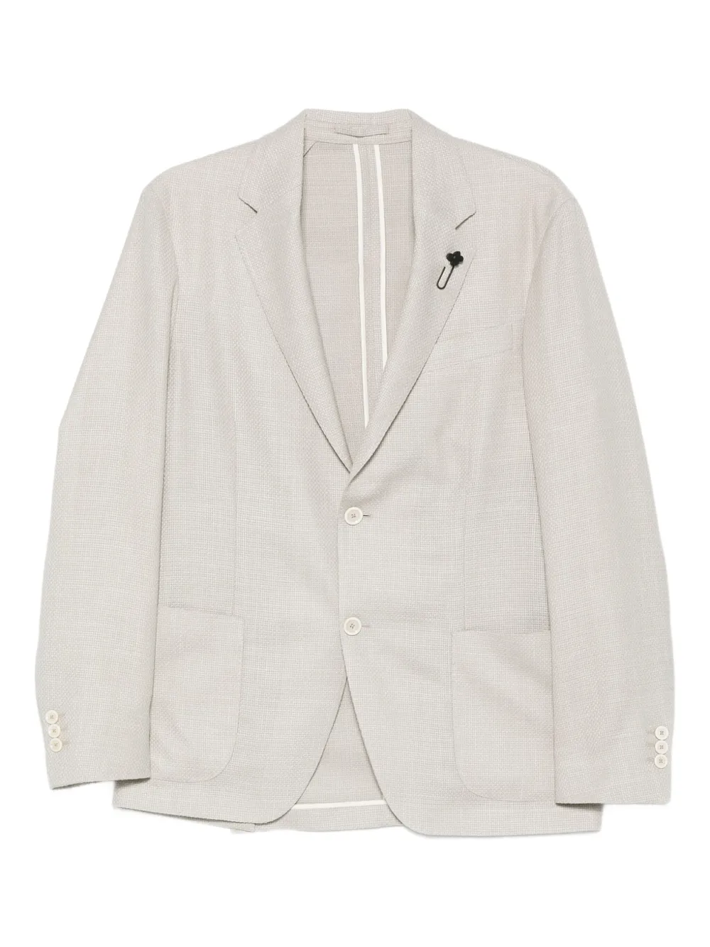 Lardini Jack met opgestikte zak en twee knopen Beige