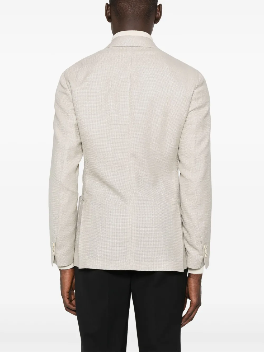 Lardini Jack met opgestikte zak en twee knopen Beige