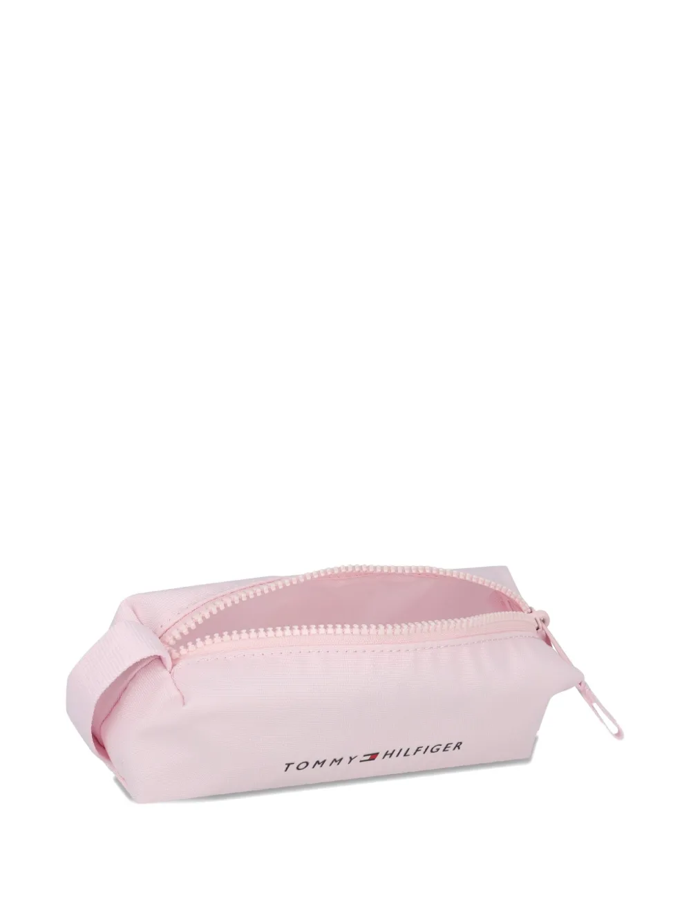 Tommy Hilfiger Junior logo-plaque pencil case Roze