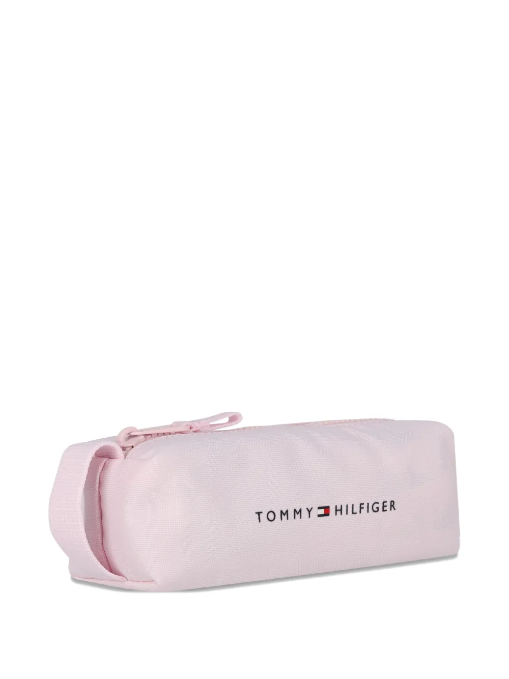 Tommy Hilfiger Junior logo-plaque pencil case Roze