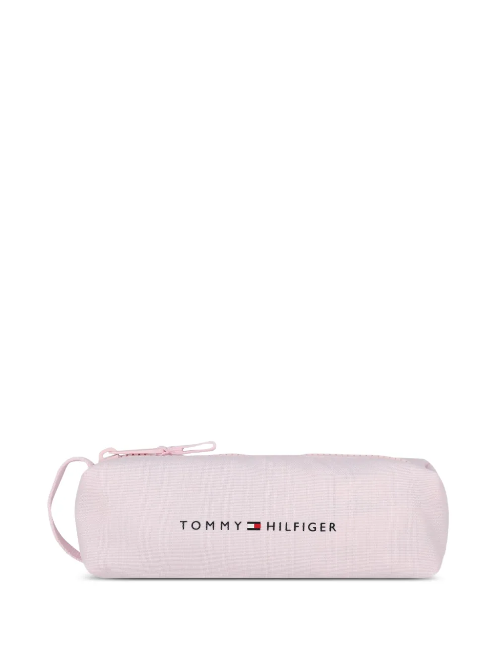 Tommy Hilfiger Junior logo-plaque pencil case Roze