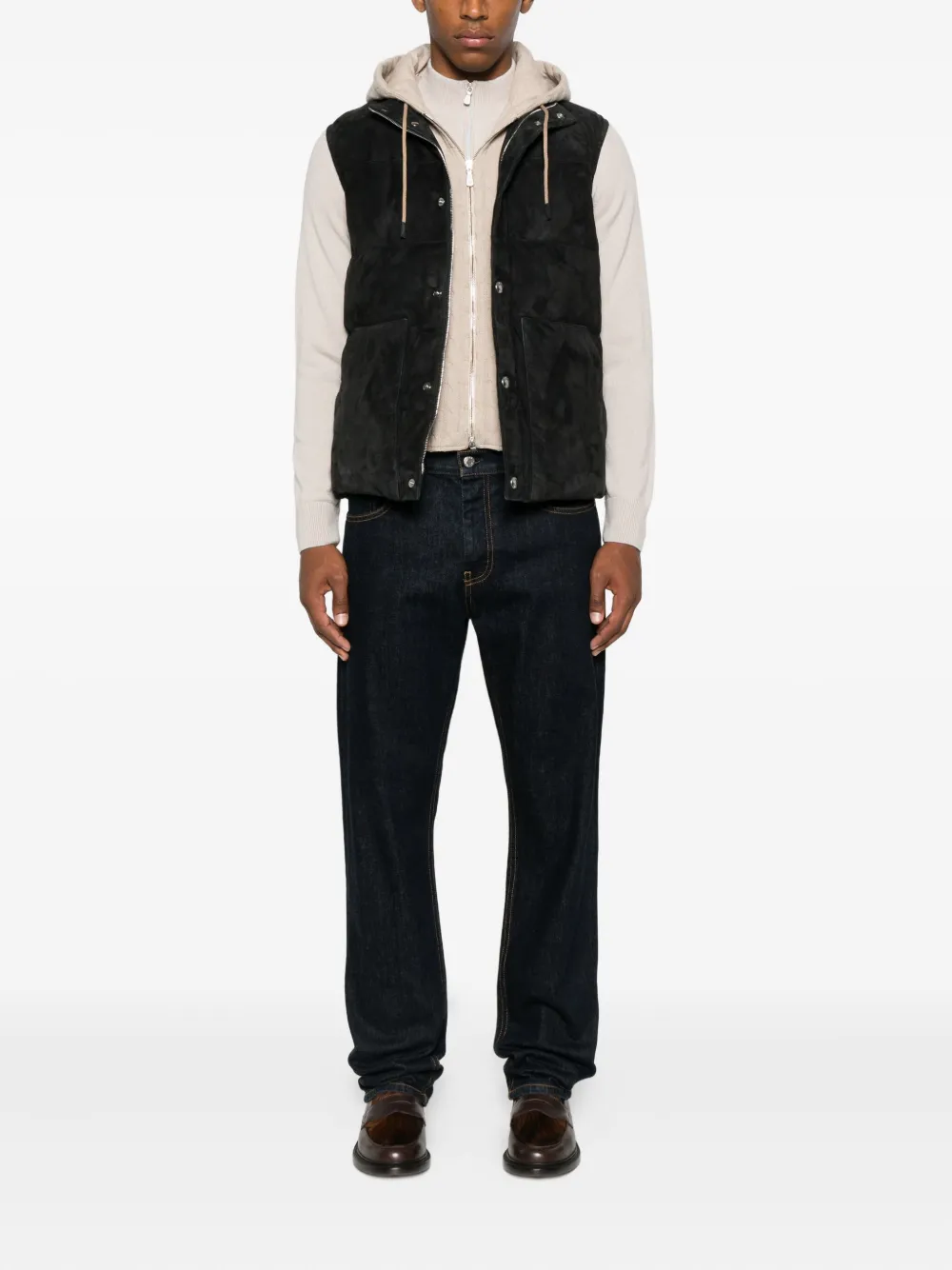 Eleventy hooded quilted vest | Hooded Jackets | Image 2