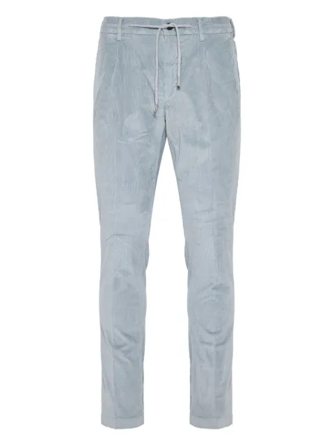 Eleventy pleated drawstring trousers