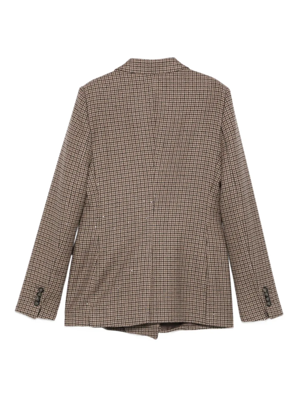 Tagliatore houndstooth double-breasted jacket Bruin