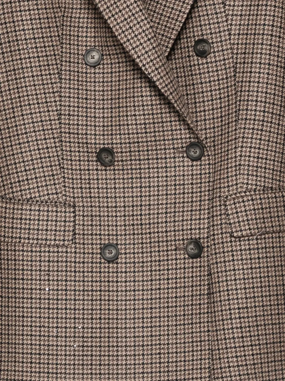 Tagliatore houndstooth double-breasted jacket Bruin