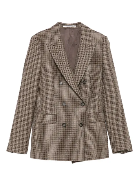 Tagliatore houndstooth double-breasted jacket