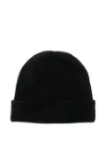 Isabel Benenato folded-cuff beanie hat - Black