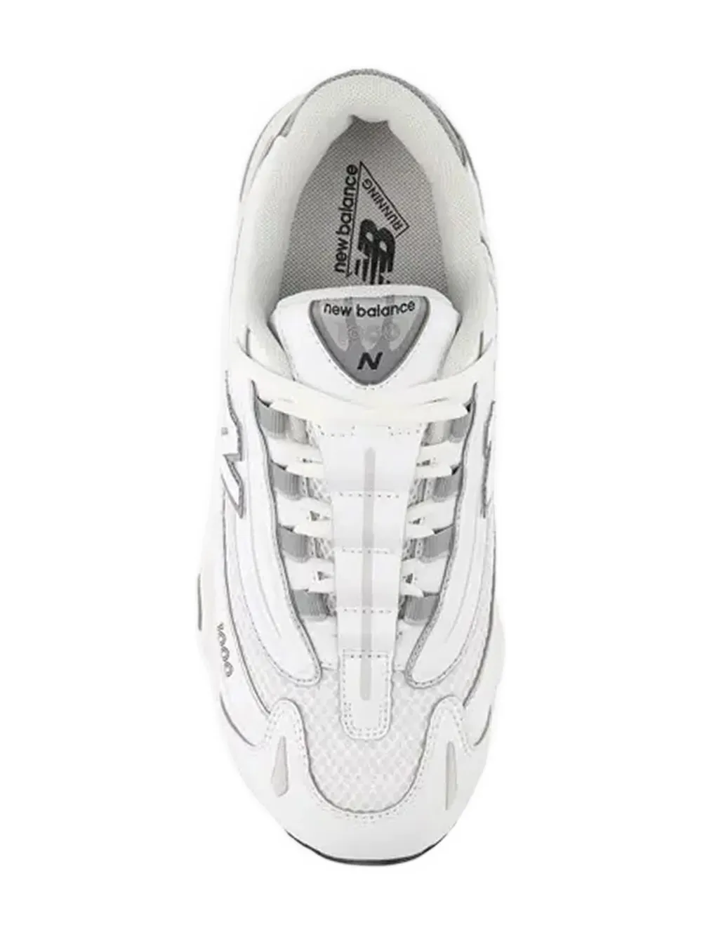 New Balance Kids 1000 metallic-effect sneakers GRIGIO