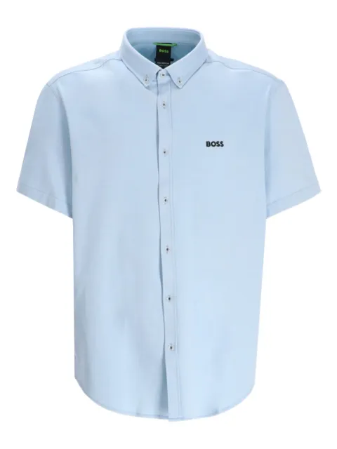 BOSS logo-detail short-sleeve shirt