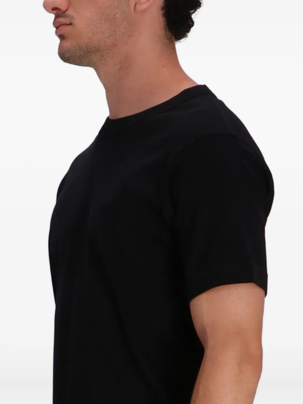 Y-3 logo-detail cotton T-shirt BLACK