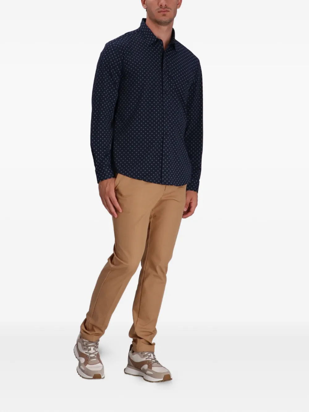 BOSS Overhemd met patroon - Blauw