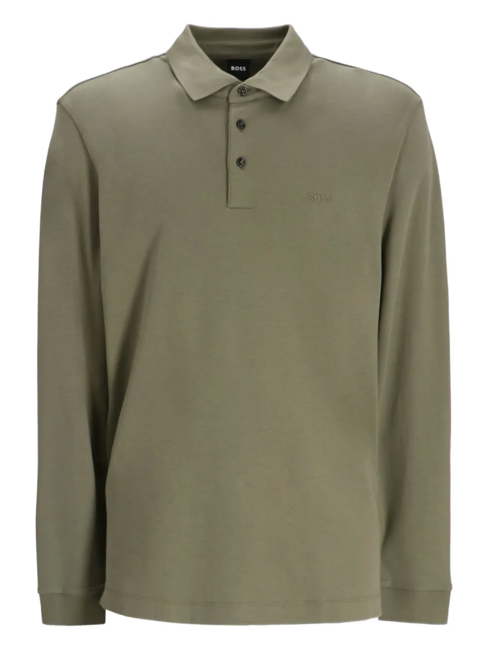 BOSS Polo a maniche lunghe - Verde