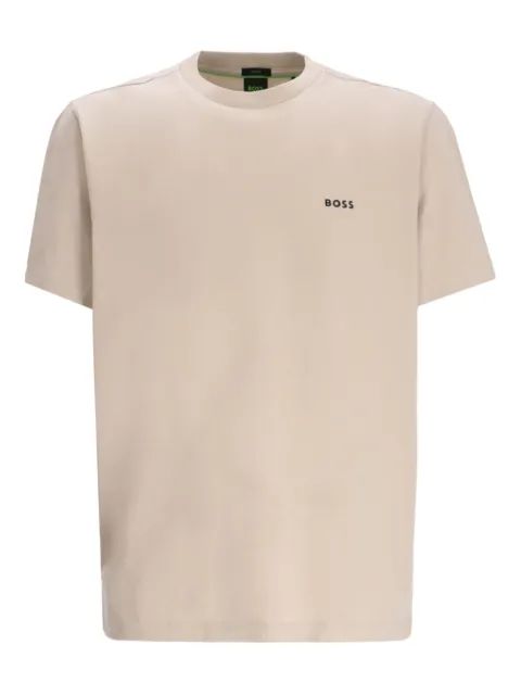 BOSS t-shirt en coton à détail de logo