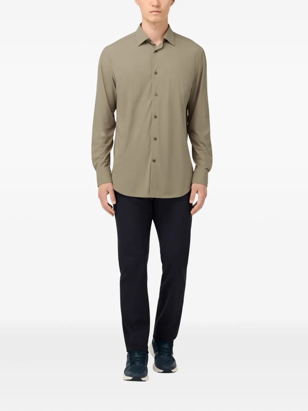Boggi Milano Button-up overhemd - Beige