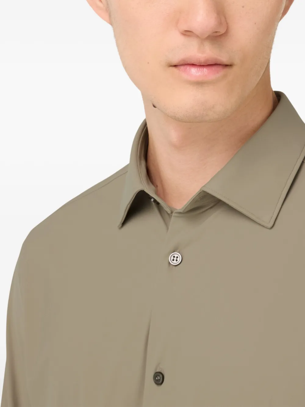 Boggi Milano Button-up overhemd Beige