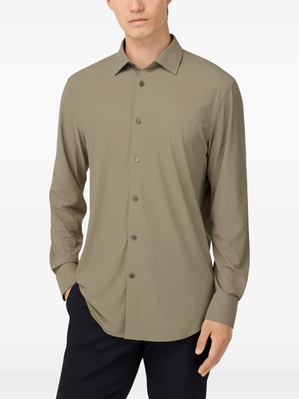 Boggi Milano Button-up overhemd Beige