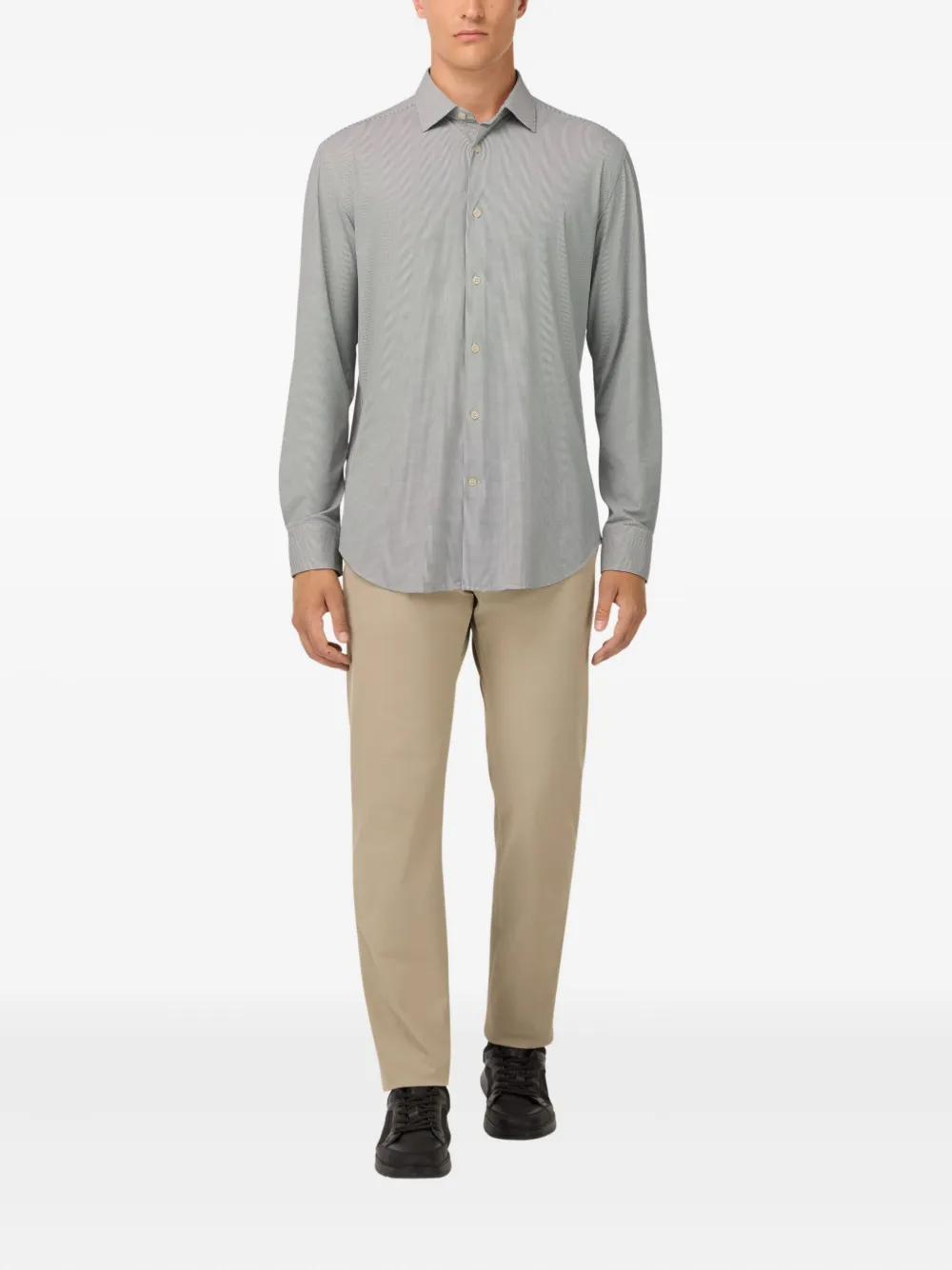 Boggi Milano Button-up overhemd Blauw