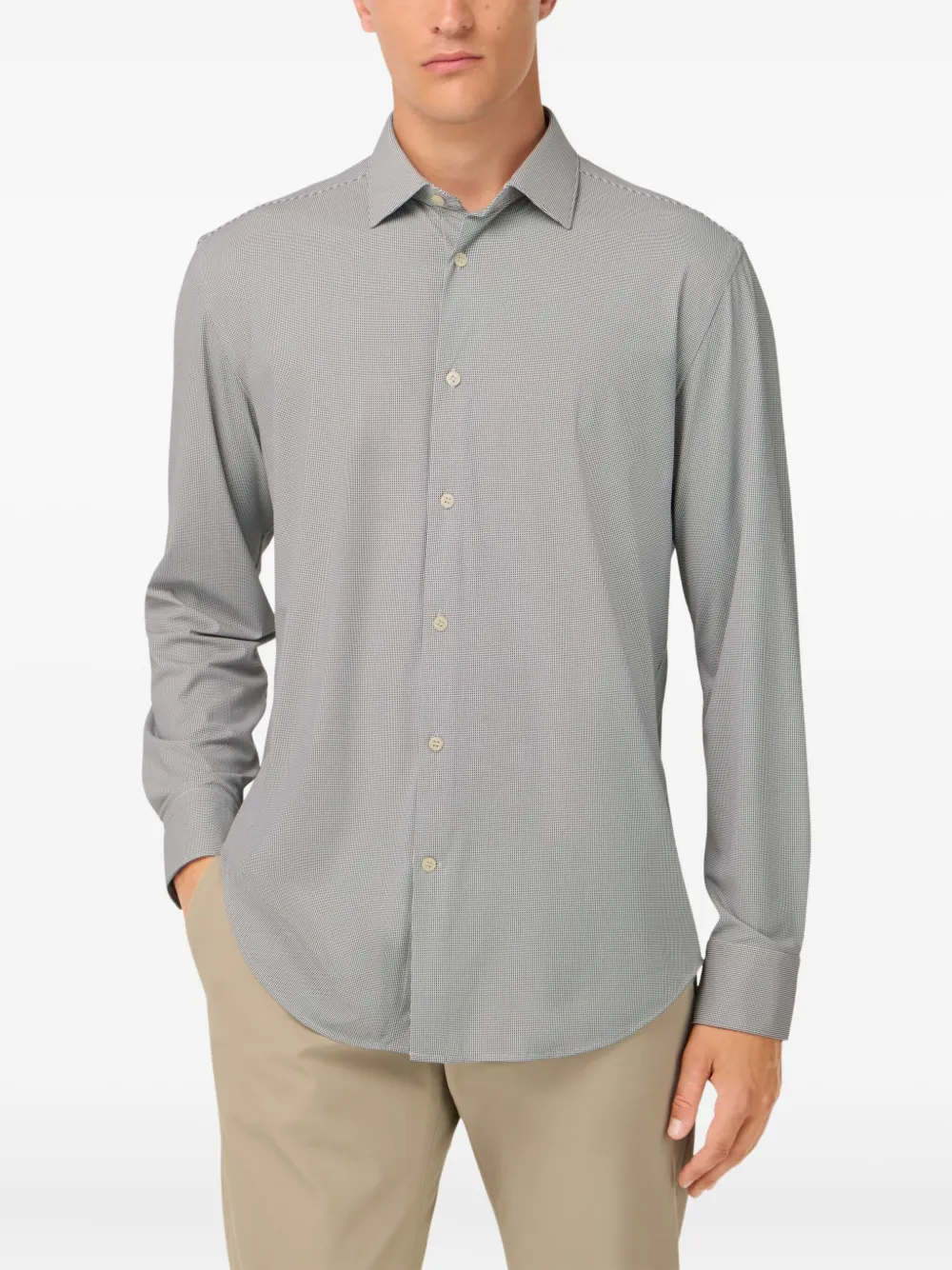 Boggi Milano Button-up overhemd Blauw