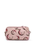 Miu Miu Pre-Owned 2010-2025 Goatskin Madras Moon Print Double Zip crossbody bag - Pink